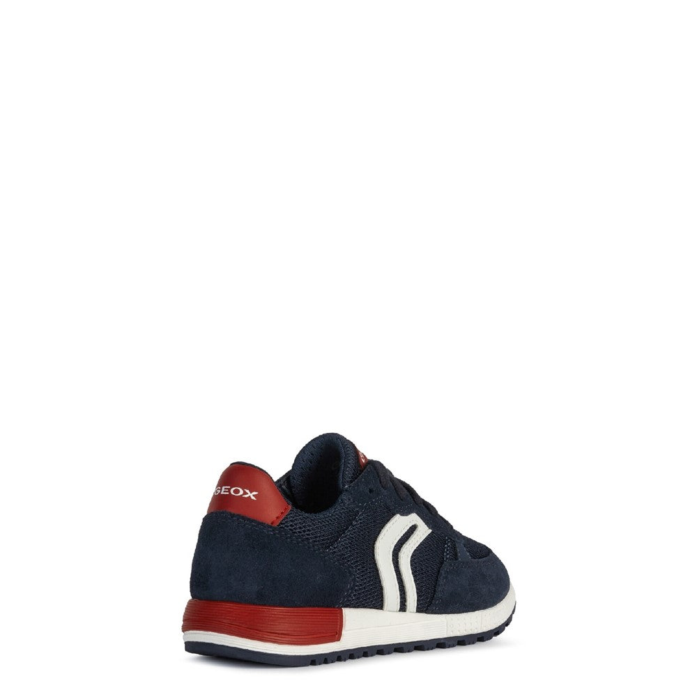 Geox J Alben Boy D Lace Up Junior Trainer