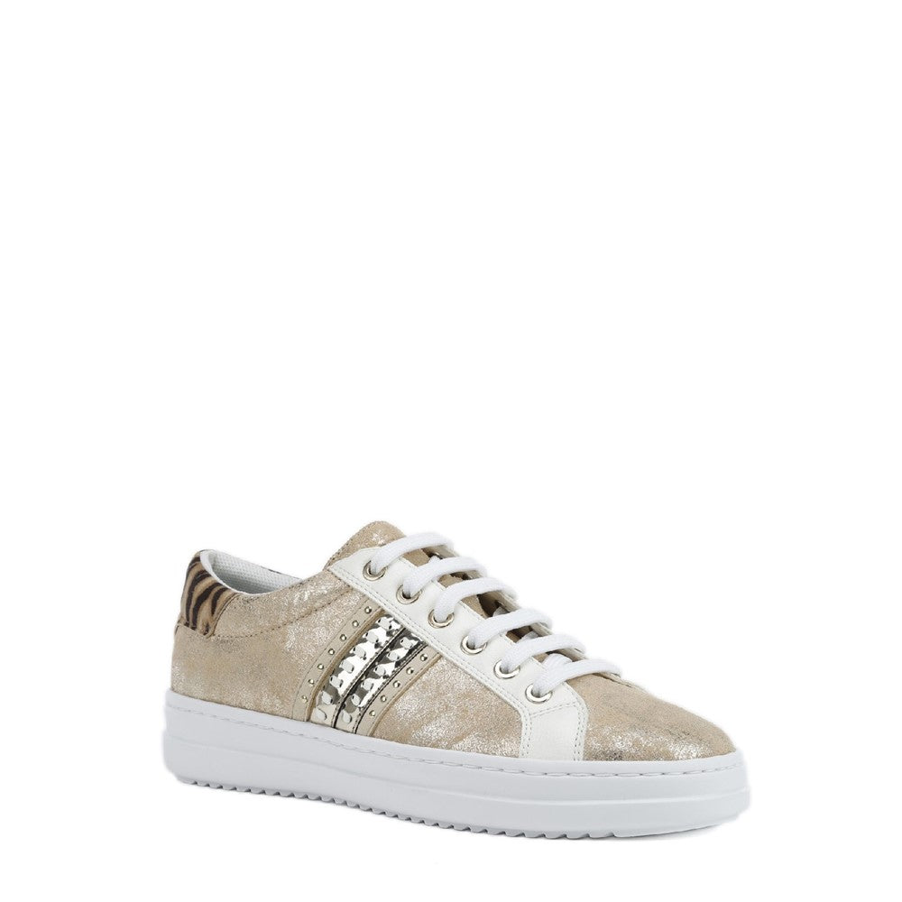 Geox D Pontoise D Lace Up Wide Fit Trainers