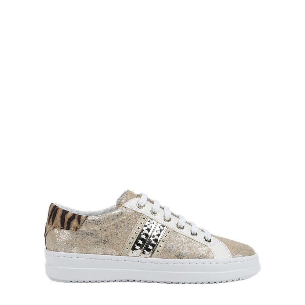Geox D Pontoise D Lace Up Wide Fit Trainers