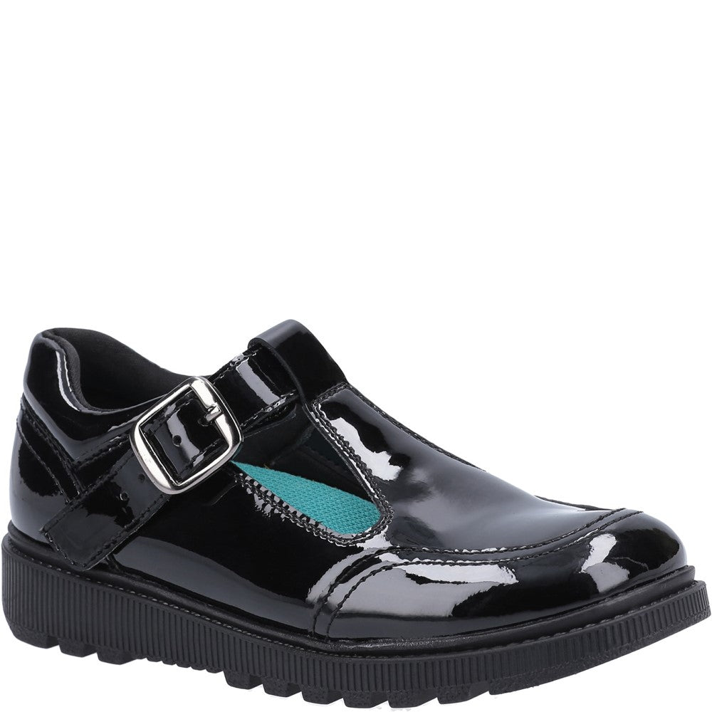 Hush Puppies Kerry Senior Patent School Shoes