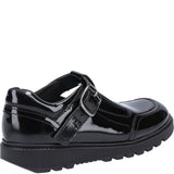 Hush Puppies Kerry Senior Patent School Shoes