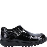 Hush Puppies Kerry Senior Patent School Shoes