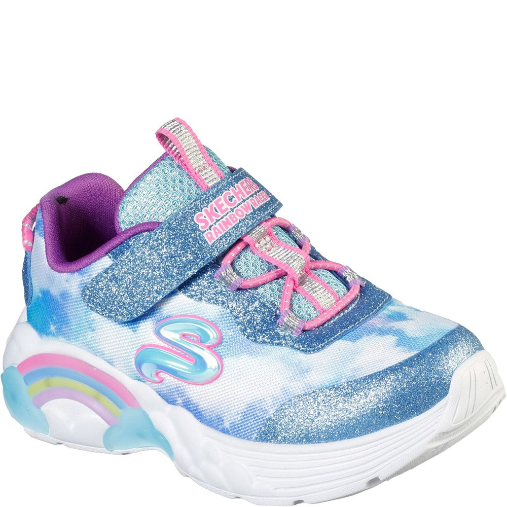 Skechers S Lights Rainbow Racers Trainer