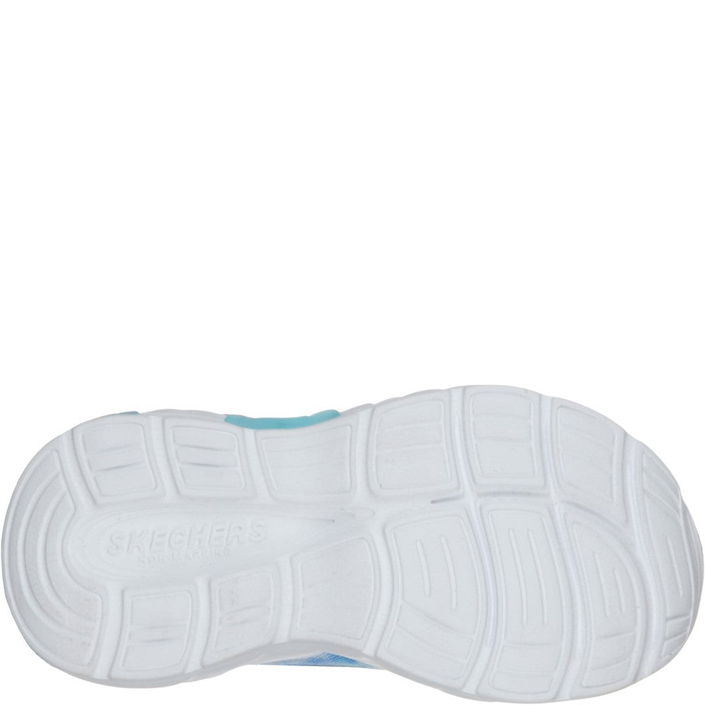 Skechers S Lights Rainbow Racers Trainer