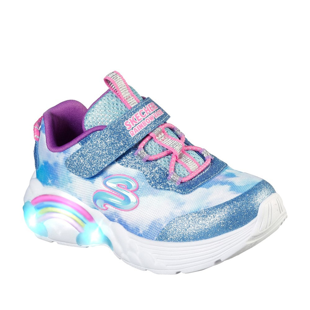 Skechers S Lights Rainbow Racers Trainer