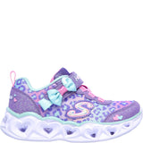 Skechers Heart Lights Touch Fastening Trainer