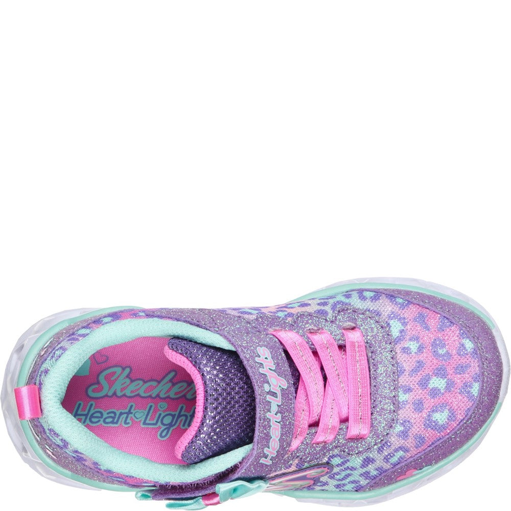 Skechers Heart Lights Touch Fastening Trainer