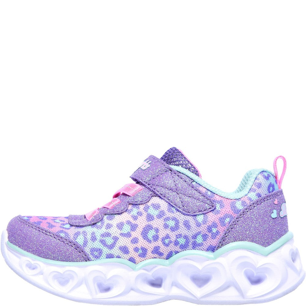 Skechers Heart Lights Touch Fastening Trainer