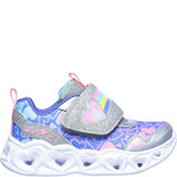 Skechers Heart Lights Touch Fastening Trainer