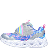 Skechers Heart Lights Touch Fastening Trainer