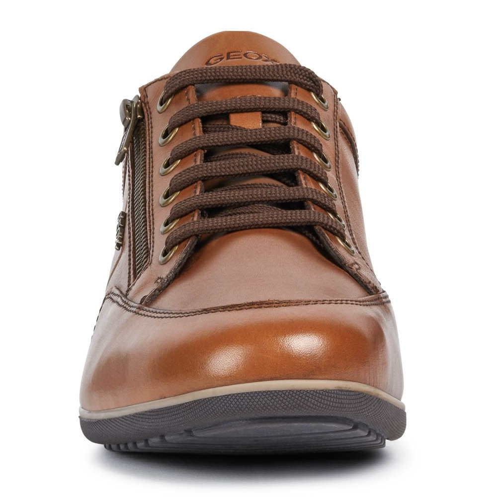 Geox Timothy Zip Laces Shoes Wide Fit
