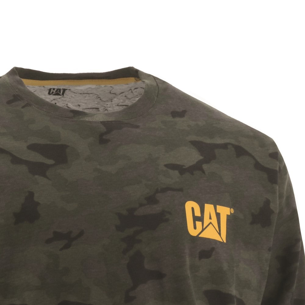 Caterpillar Trademark Banner Long Sleeve Tee
