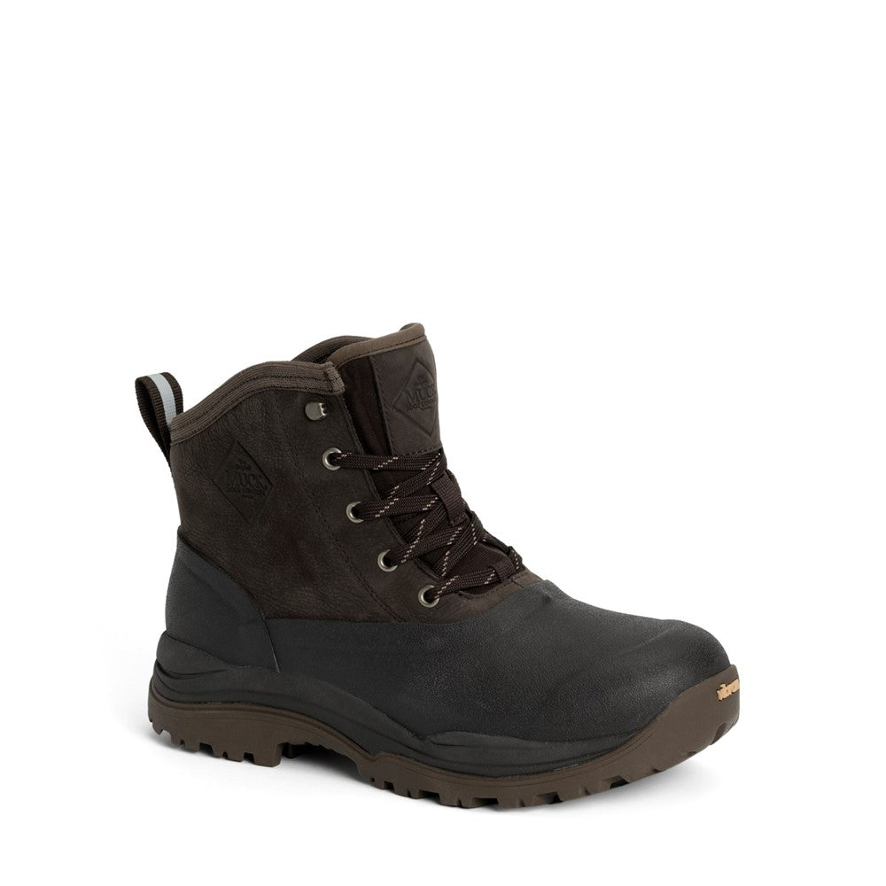 Muck Boots Arctic Outpost Leather Lace-Up Vibram Grip Ankle Boots