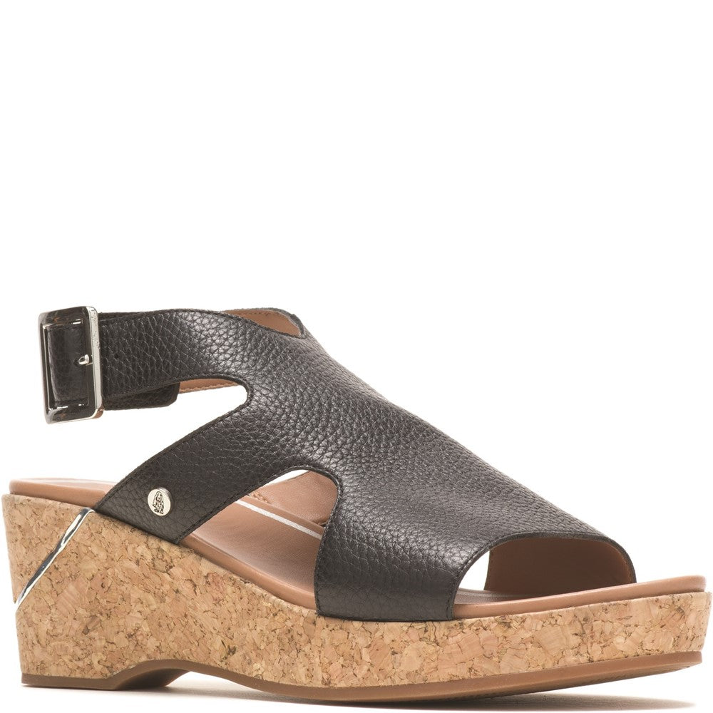 Womens Hush Puppies Maya Wedge Sandal Black – Brantano