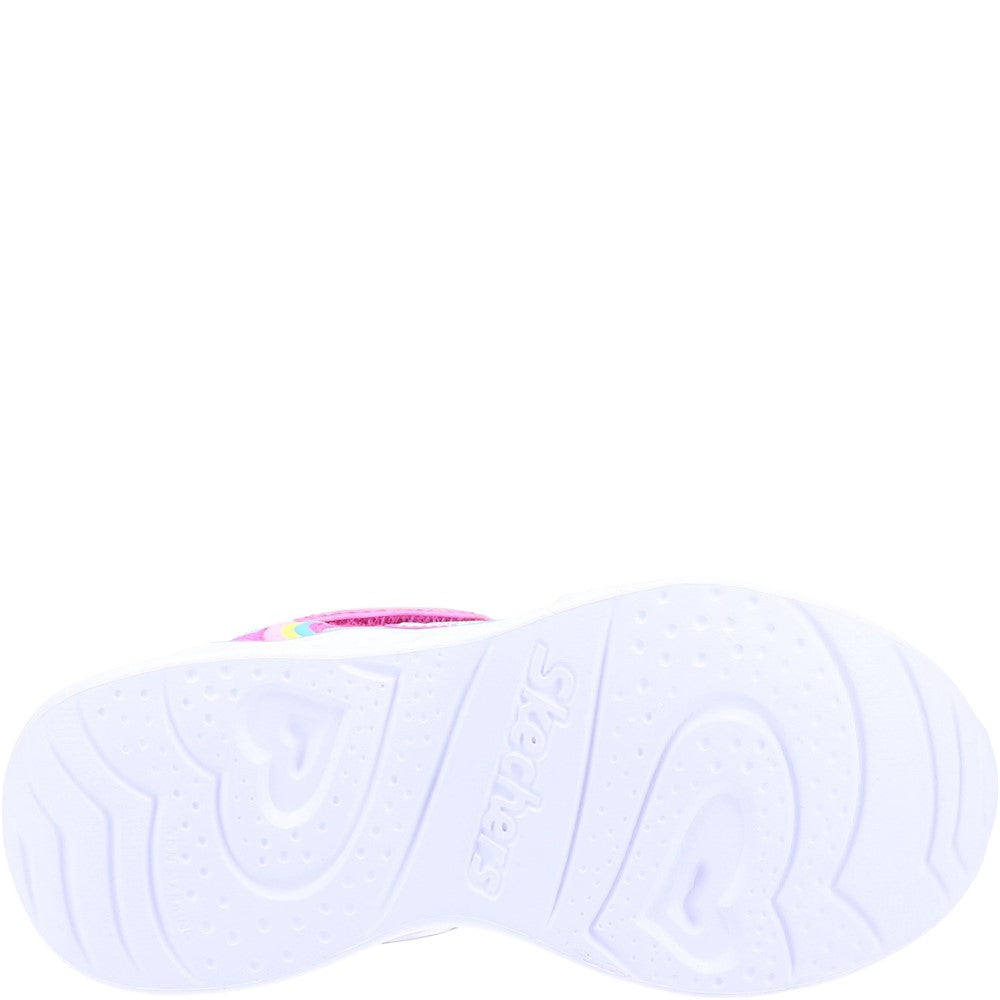 Skechers Heart Lights Rainbow Lux Sports Shoes
