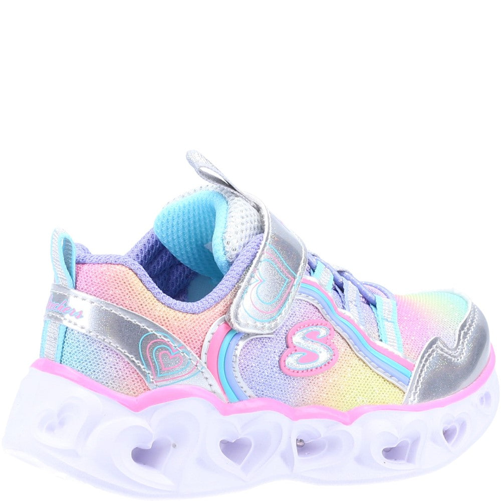 Skechers Heart Lights Rainbow Lux Sports Shoes