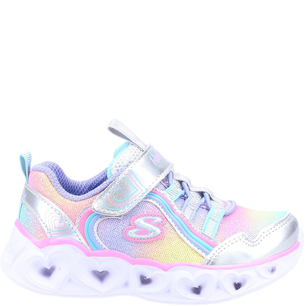 Skechers Heart Lights Rainbow Lux Sports Shoes