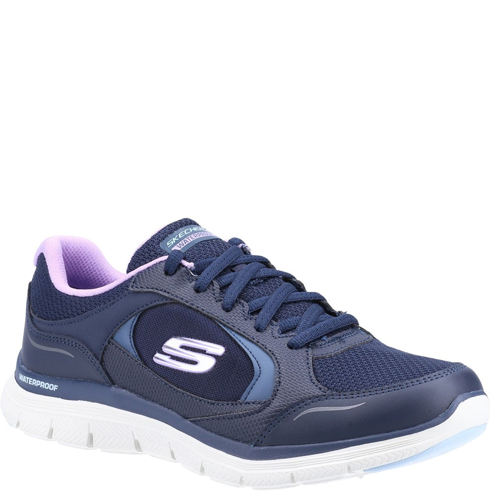 Womens Skechers Flex Appeal 4.0 True Clarity Sport Shoes Navy Brantano