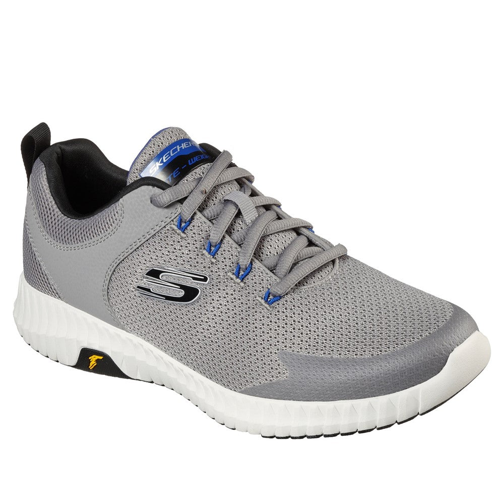 Mens Skechers Elite Flex Prime Take Over Sport Shoes Light Grey