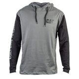 Caterpillar Hooded Long Sleeve Tee