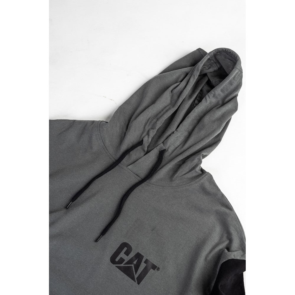 Caterpillar Hooded Long Sleeve Tee