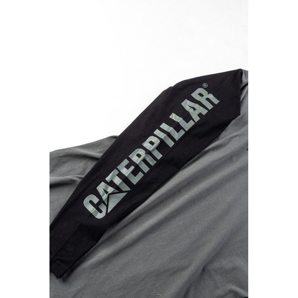 Caterpillar Hooded Long Sleeve Tee