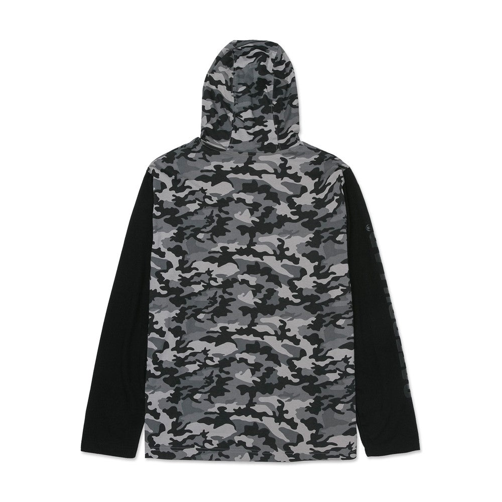 Caterpillar Hooded Long Sleeve Tee