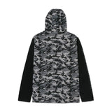 Caterpillar Hooded Long Sleeve Tee