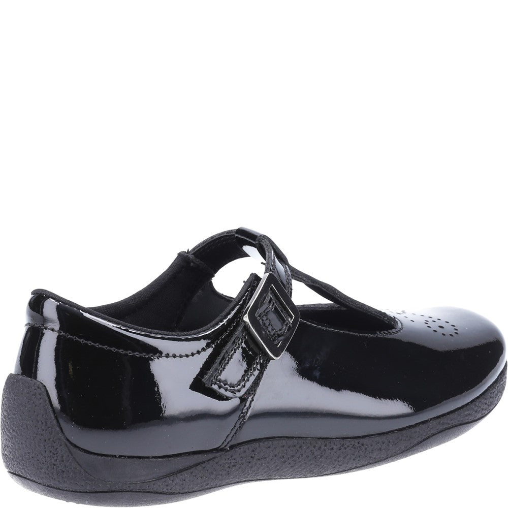 Hush Puppies Eliza Junior Patent School Shoes