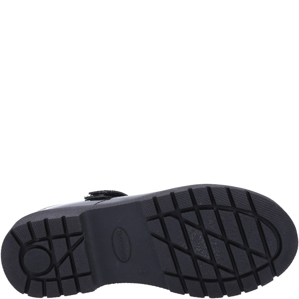 Hush Puppies Tally Junior Patent School Shoes