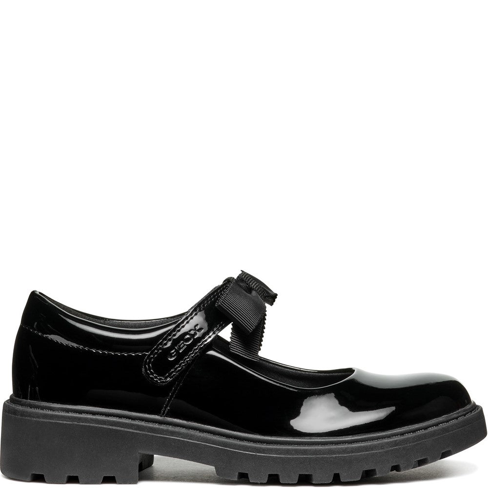 Geox Casey Ballerina Junior School Shoes