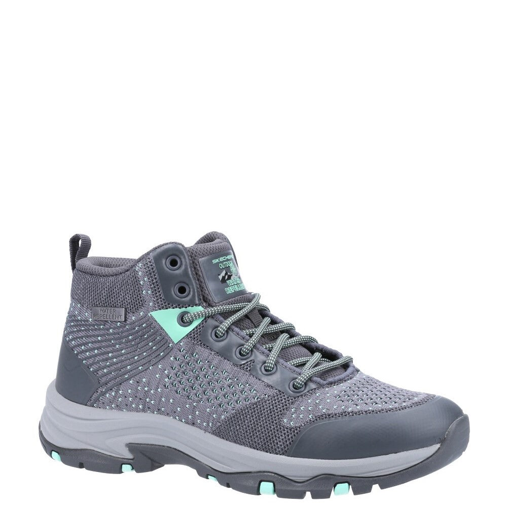 Womens Skechers Trego Hiking Boots Grey – Brantano
