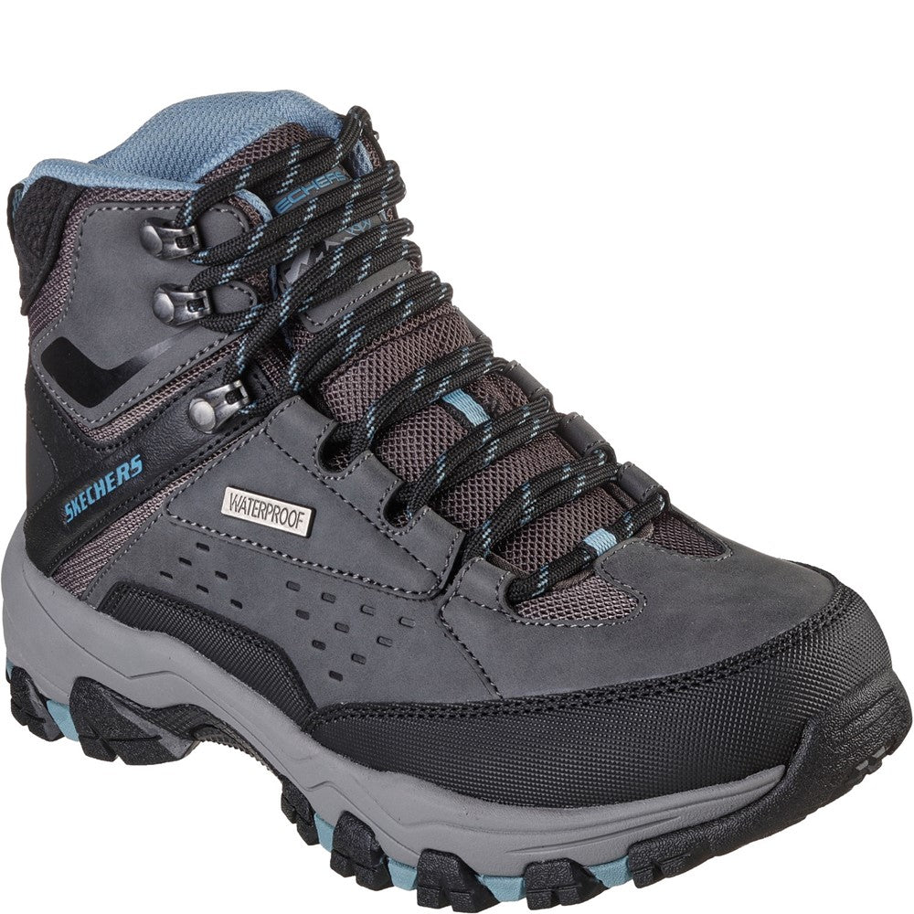 Waterproof Hiking Boots Black Skechers Boots Skechers Selmen