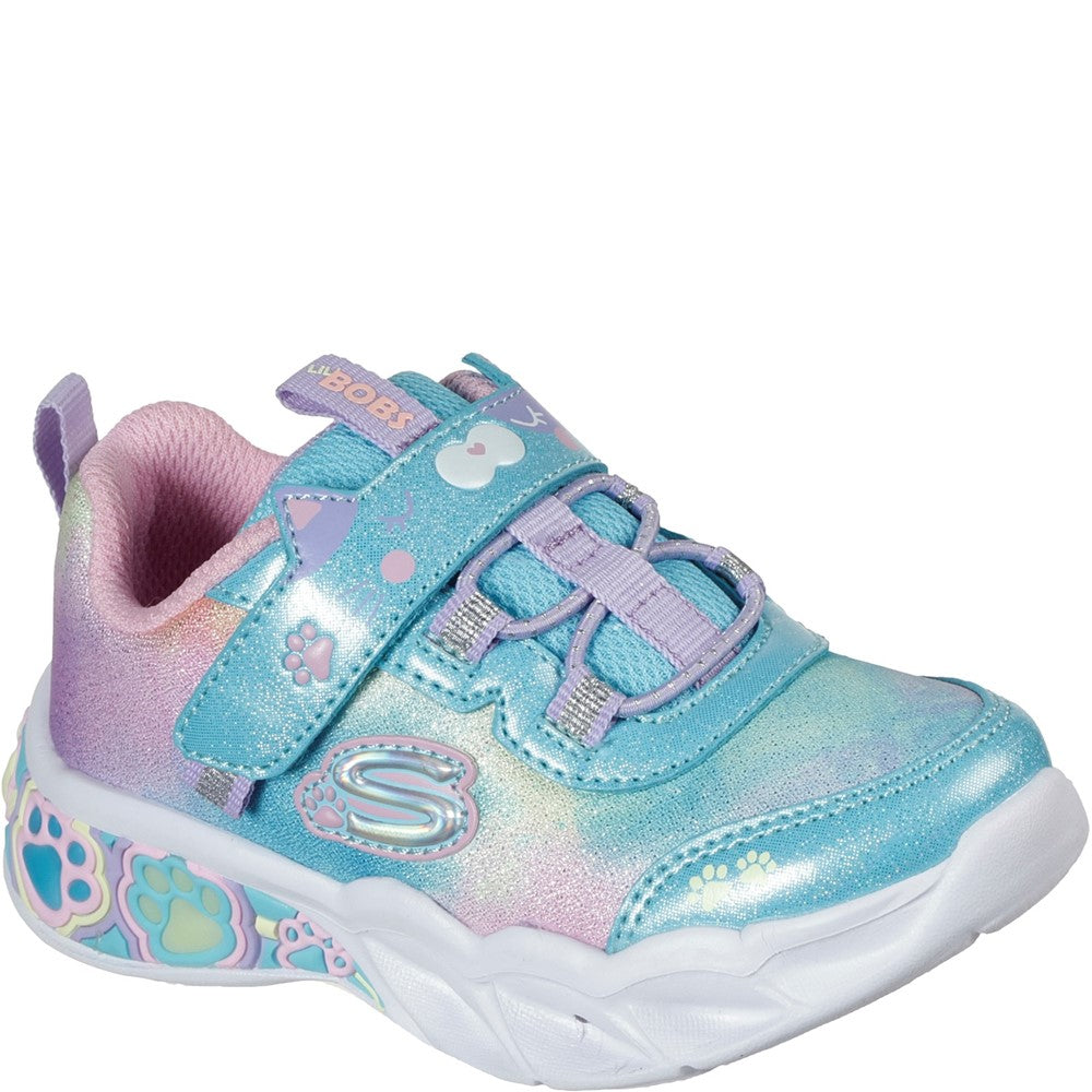 Pink Bobs Shoes Glitter Girls Skechers Lil BOBS Pretty Paws Shoe