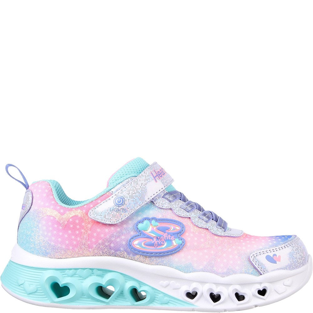 Skechers Flutter Heart Lights Simply Love Trainers