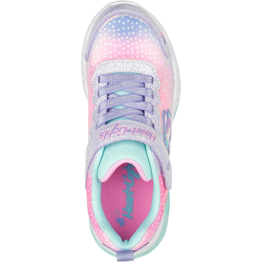 Skechers Flutter Heart Lights Simply Love Trainers
