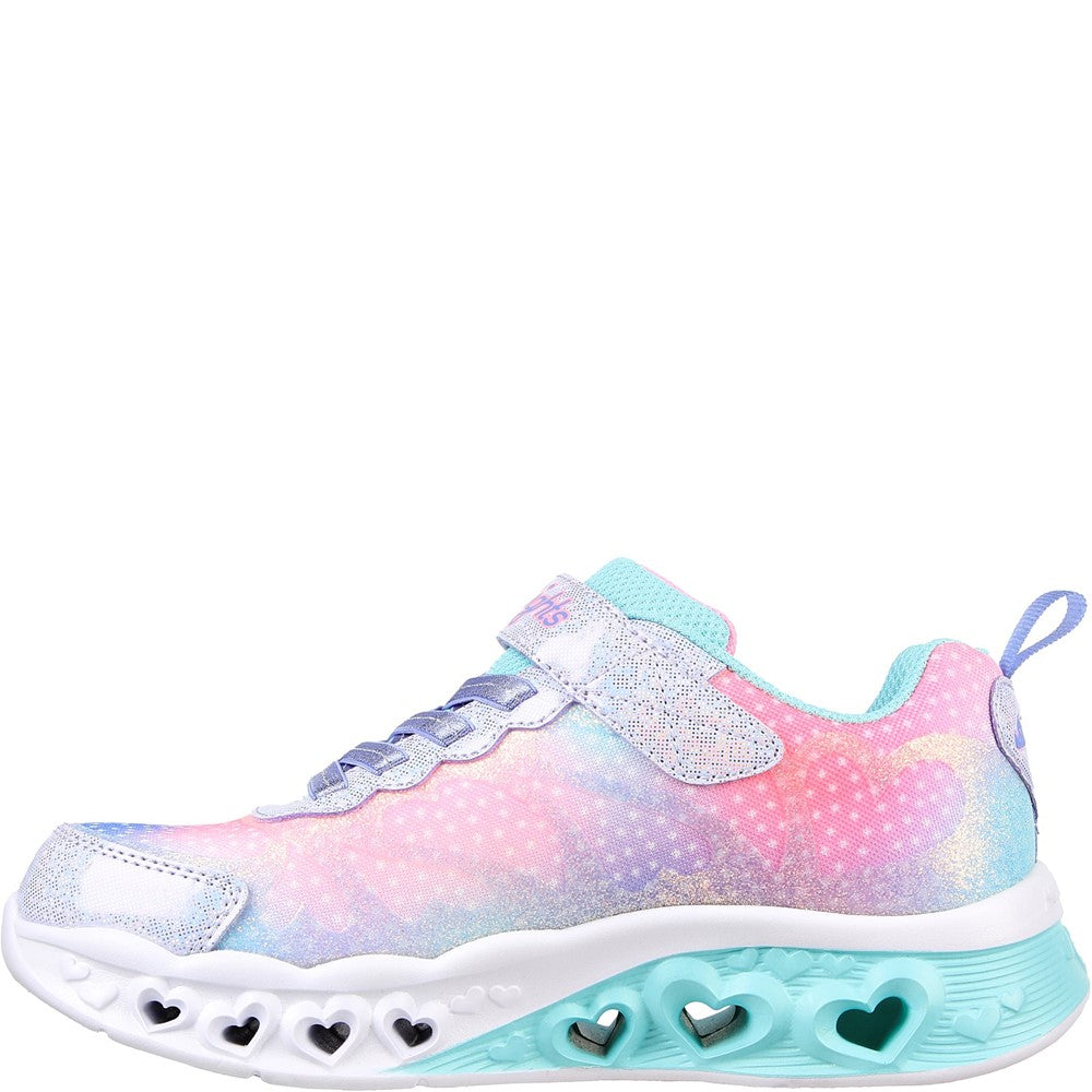 Skechers Flutter Heart Lights Simply Love Trainers