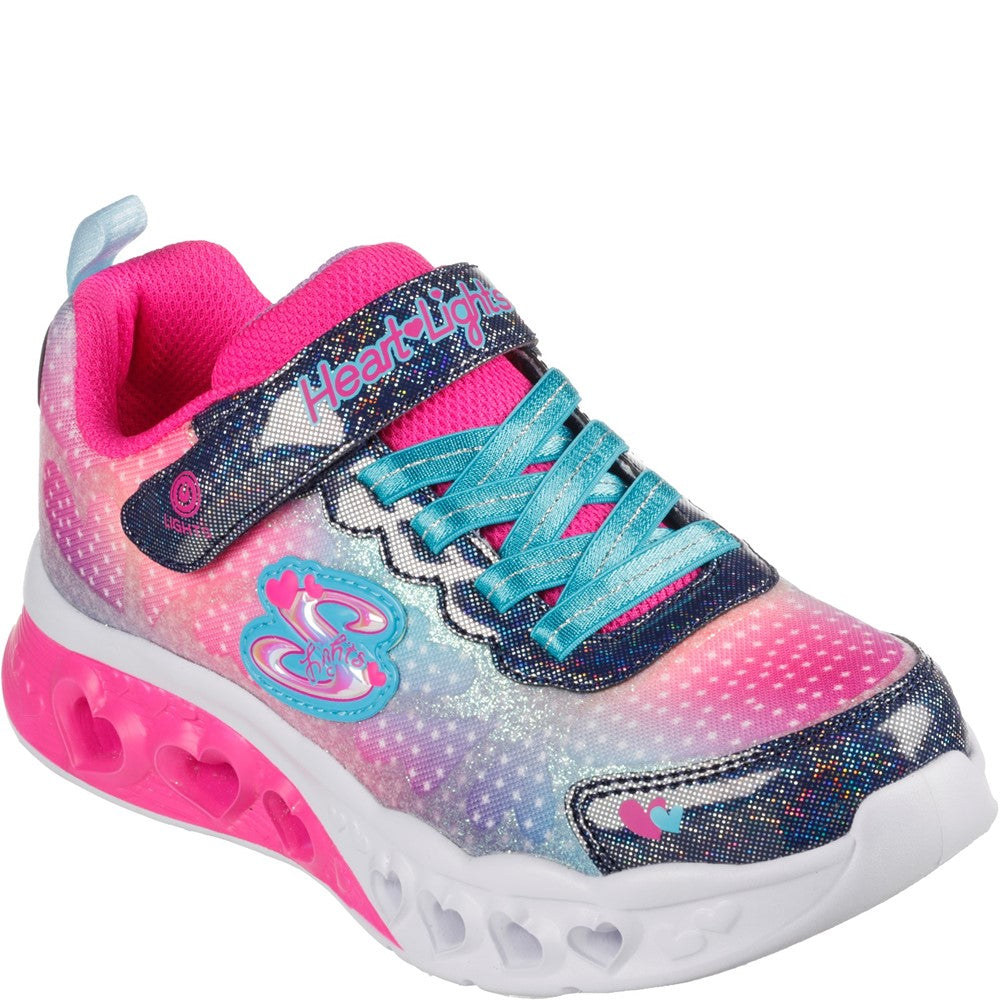 Skechers Flutter Heart Lights Simply Love Trainers
