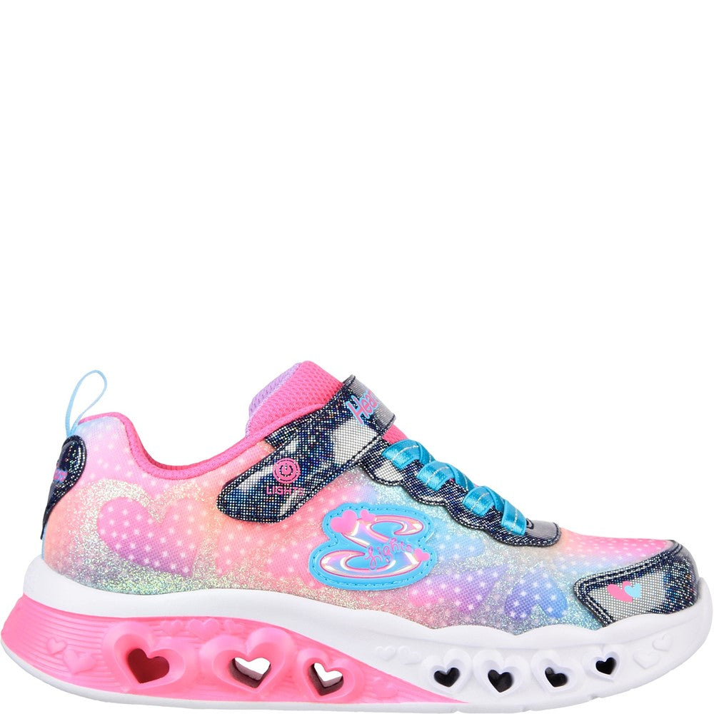 Skechers Flutter Heart Lights Simply Love Trainers