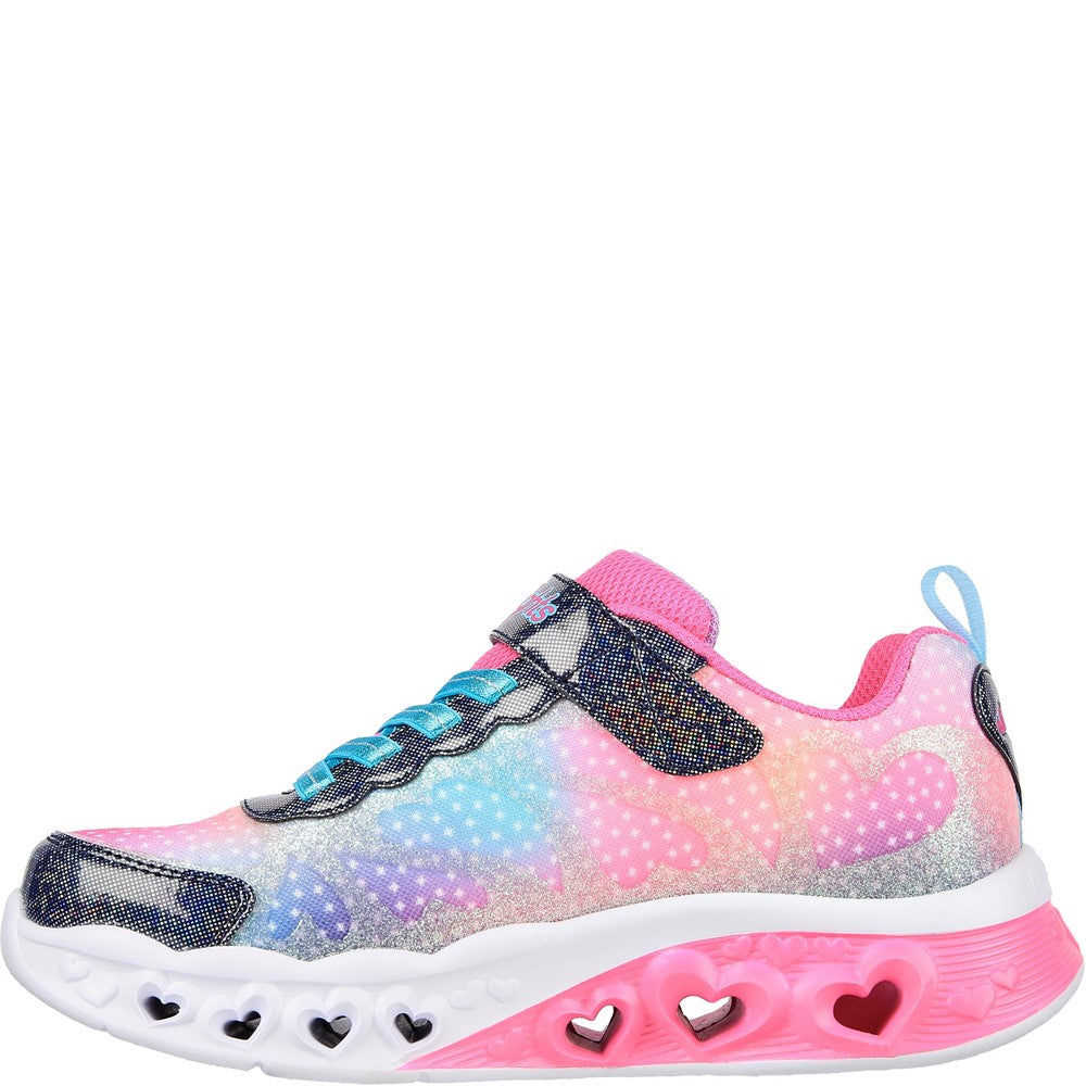 Skechers Flutter Heart Lights Simply Love Trainers