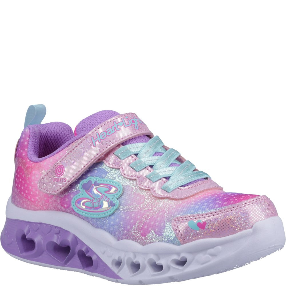 Skechers Flutter Heart Lights Simply Love Trainers