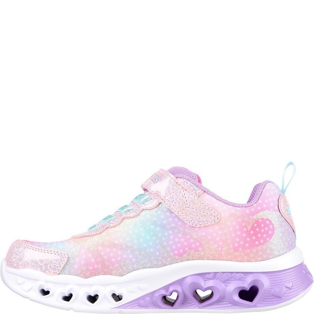 Skechers Flutter Heart Lights Simply Love Trainers