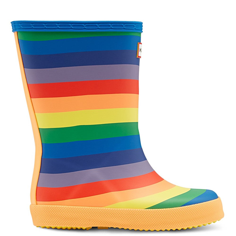 Hunter Original First Classic Rainbow Print Wellington Boots
