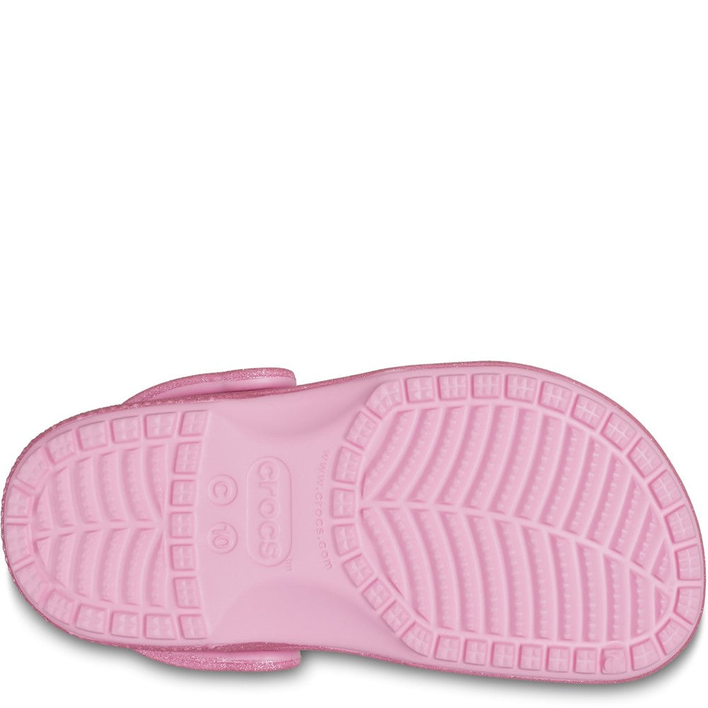 Crocs Toddler Classic Glitter Clog