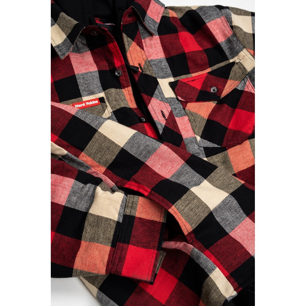 Hard Yakka Quilted Flannel Shacket
