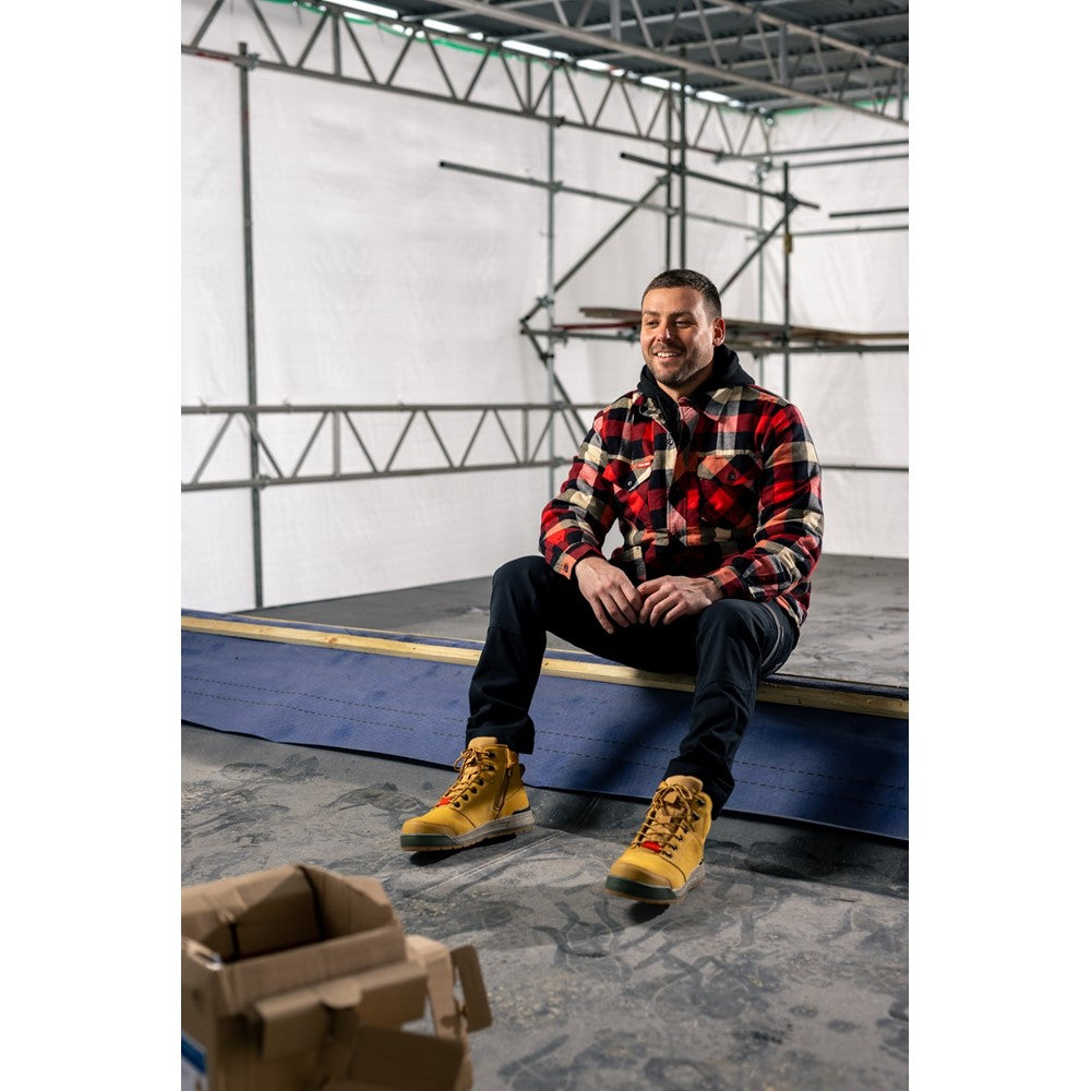 Hard Yakka Quilted Flannel Shacket