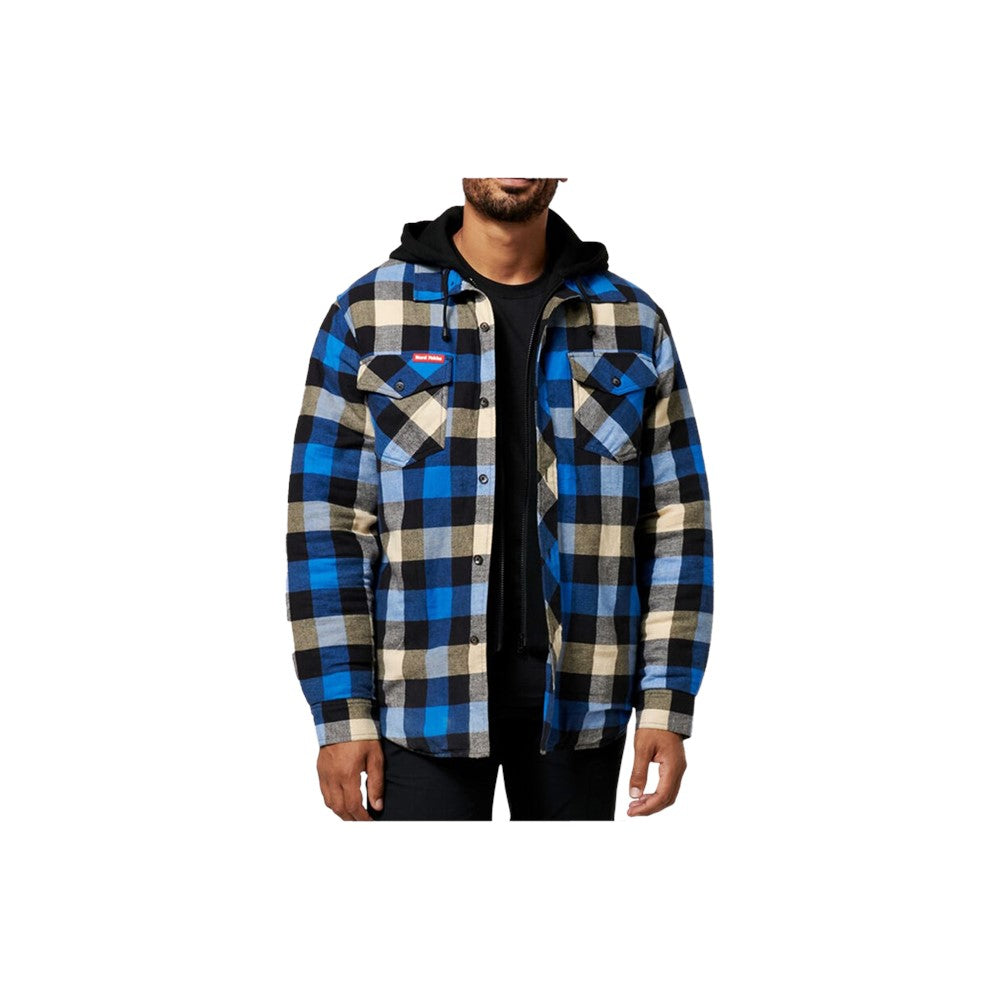 Hard Yakka Quilted Flannel Shacket