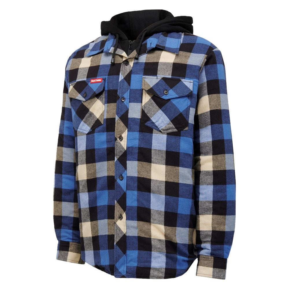 Hard Yakka Quilted Flannel Shacket