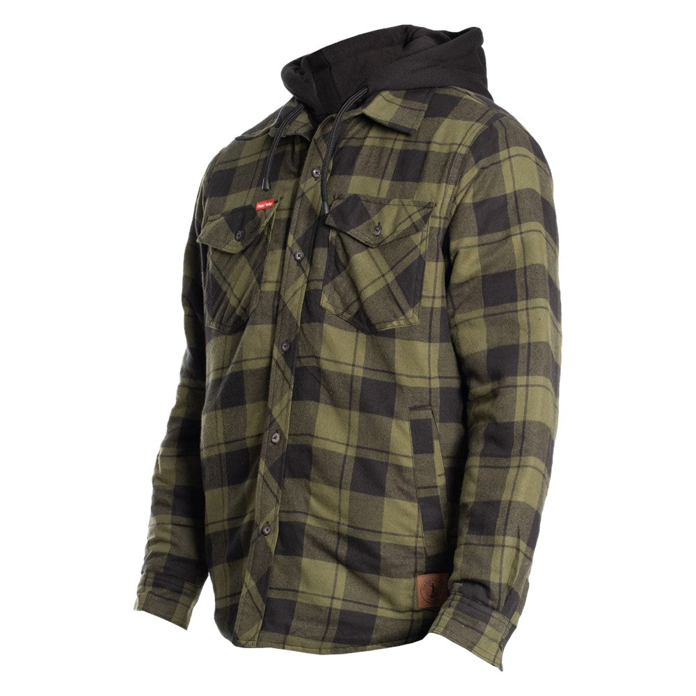 Hard Yakka Quilted Flannel Shacket