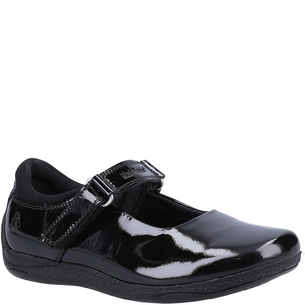 Hush Puppies Marcie Junior Patent School Shoe